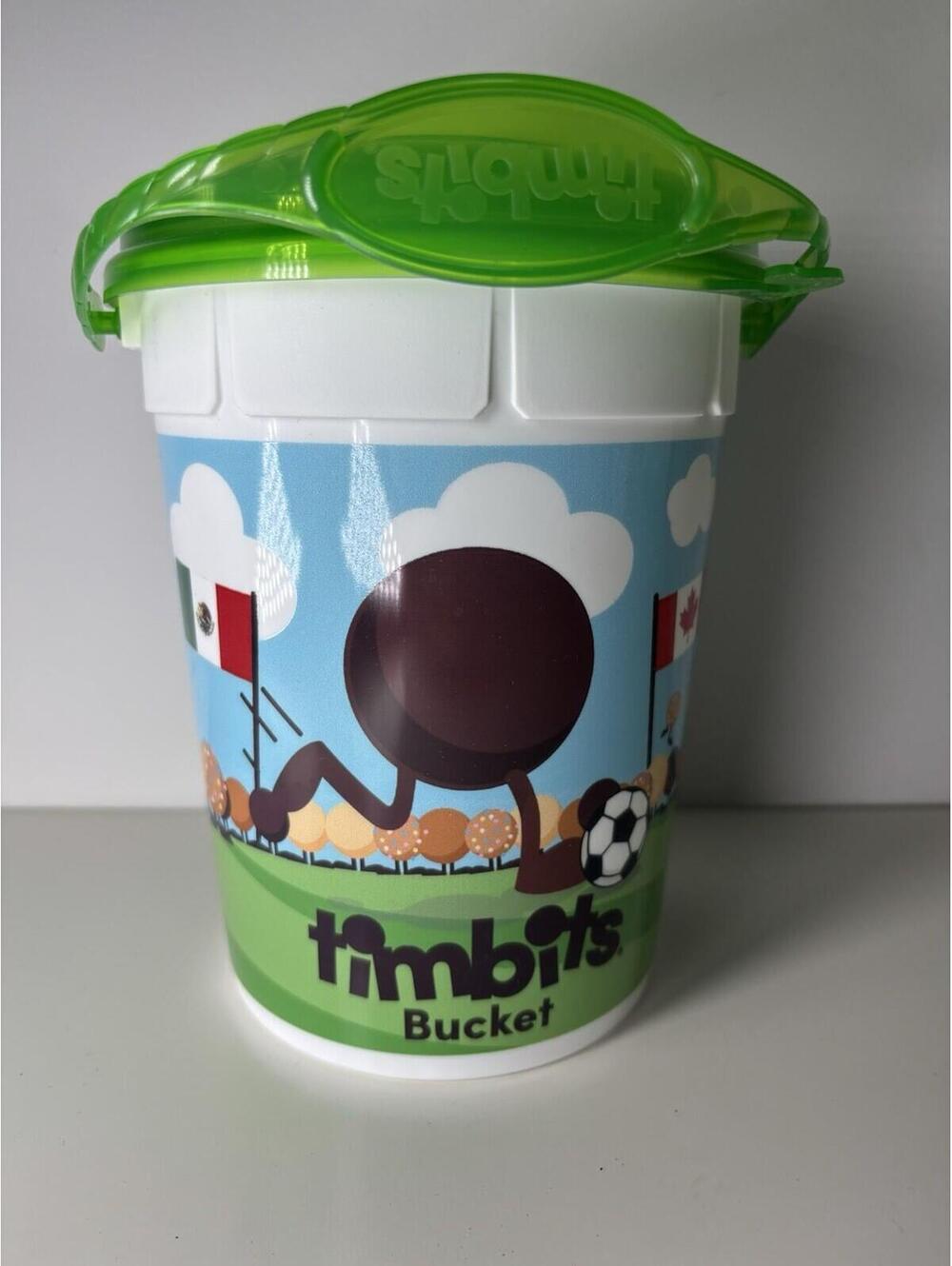 Tim Hortons Timbits Bucket FIFA Soccer Football Used